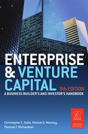 Cover of Enterprise and venture capital by Christopher C. Golis