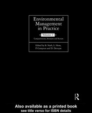 Cover of Environmental management in practice by Bhaskar Nath