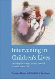Front cover of Intervening in children's lives by Thomas J. Dishion