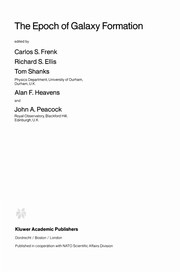 Front cover of The Epoch of Galaxy Formation by Carlos S. Frenk