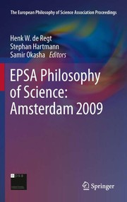 Front cover of EPSA Philosophy of Science: Amsterdam 2009 by Henk W. de Regt
