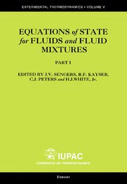 Front cover of Equations of state for fluids and fluid mixtures by J.V. Sengers