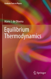 Cover of Equilibrium Thermodynamics by Mário J. Oliveira