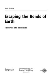 Front cover of Escaping the bonds of Earth by Ben Evans