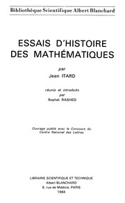 Front cover of Essais d'histoire des mathématiques by Jean Itard