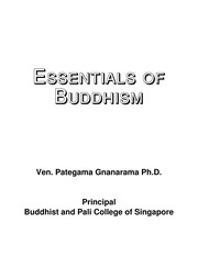 Front cover of Essentials of Buddhism by Ph.D. Vet. Pategama Gnanarama