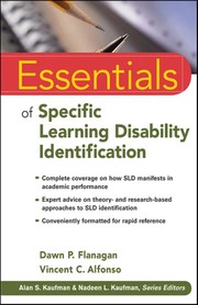 Cover of Essentials of specific learning disability identification by Dawn P. Flanagan