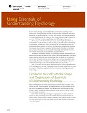 Front cover of Essentials of understanding psychology by Robert S. Feldman