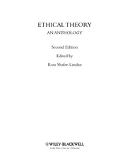 Cover of Ethical theory by Russ Shafer-Landau