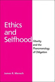 Front cover of Ethics and selfhood by James R. Mensch