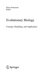Cover of Evolutionary Biology by Pierre Pontarotti