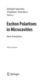 Front cover of Exciton Polaritons in Microcavities by Vladislav Timofeev