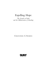 Cover of Expelling hope by Christopher G. Robbins