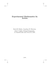 Cover of Experimental mathematics in action by David H. Bailey