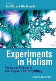 Cover of Experiments in holism by Ton Otto