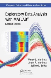 Cover of Exploratory data analysis with MATLAB by Wendy L. Martinez