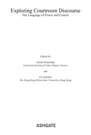 Front cover of Exploring courtroom discourse by Anne Wagner