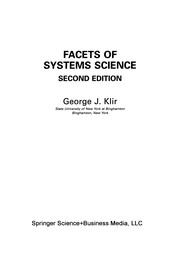 Front cover of Facets of Systems Science by George J. Klir