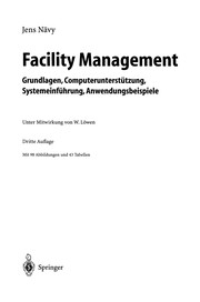 Front cover of Facility Management by Jens Nävy