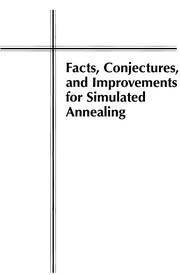 Front cover of Facts, conjectures, and improvements for simulated annealing by Peter Salamon