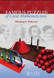 Front cover of Famous puzzles of great mathematicians by Miodrag Petković