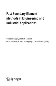Front cover of Fast Boundary Element Methods in Engineering and Industrial Applications by Ulrich Langer