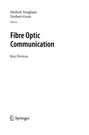 Cover of Fibre Optic Communication by Herbert Venghaus