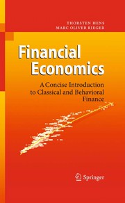 Front cover of Financial Economics by Thorsten Hens