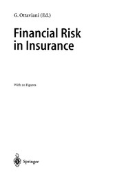 Front cover of Financial Risk in Insurance by G. Ottaviani