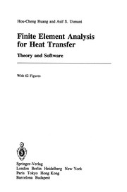 Cover of Finite Element Analysis for Heat Transfer by Hou-Cheng Huang