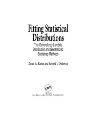 Cover of Fitting statistical distributions by Zaven A Karian