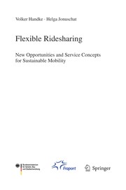 Cover of Flexible Ridesharing by Volker Handke