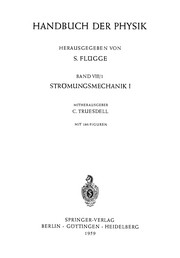 Front cover of Fluid Dynamics I / Strömungsmechanik I by C. Truesdell