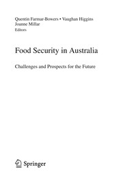 Front cover of Food Security in Australia by Quentin Farmar-Bowers