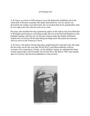 Cover of A fortunate life by A. B. Facey
