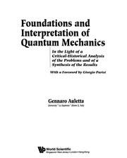 Front cover of Foundations and interpretation of quantum mechanics by Gennaro Auletta