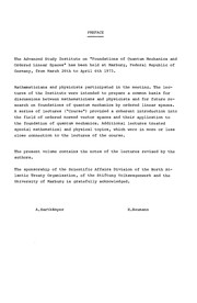 Front cover of Foundations of Quantum Mechanics and Ordered Linear Spaces by A. Hartkämper