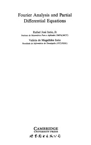 Front cover of Fourier analysis and partial differential equations by Rafael José Iorio Jr.