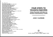 Front cover of Four steps to trading success by John F. Clayburg