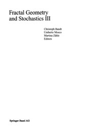 Cover of Fractal Geometry and Stochastics III by Christoph Bandt