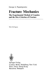 Cover of Fracture Mechanics by George A. Papadopoulos