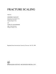 Front cover of Fracture Scaling by Zdeněk P. Bažant