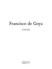 Front cover of Francisco Goya by Sarah Carr-Gomm