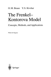 Front cover of The Frenkel-Kontorova Model by Oleg M. Braun