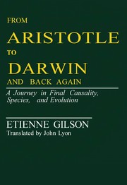 Cover of From Aristotle to Darwin and back again by Étienne Gilson