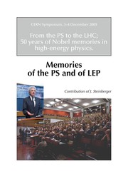 Cover of From the PS to the LHC - 50 Years of Nobel Memories in High-Energy Physics by Luis Alvarez-Gaumé