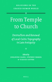 Front cover of From temple to church by Hahn, Johannes