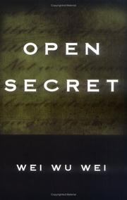 Cover of Open Secret by Wei Wu Wei