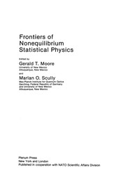 Cover of Frontiers of Nonequilibrium Statistical Physics by Gerald T. Moore