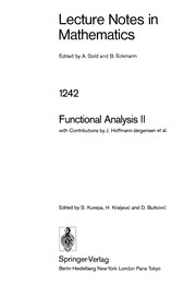 Cover of Functional analysis II by J. Hoffmann-Jørgensen